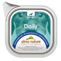 Almo Nature (Альмо Натюр) Daily Adult Dog White Fish&Rice - Консервированный корм с белой рыбой и рисом для взрослых собак (100 г)