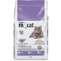 RoCat (РоКэт) Cat Litter Lavender - Бентонитовый наполнитель для кошачьего туалета с ароматом лаванды (5 л / 4,3 кг) в E-ZOO