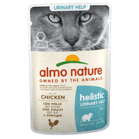 Almo Nature (Альмо Натюр) Holistic Urinary Help Cat Chicken - Вологий корм з куркою для профілактики сечокам'яної хвороби у котів (шматочки в желе) (70 г) в E-ZOO