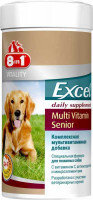 8in1 (8в1) Vitality Excel Multi Vitamin Senior - Мультивітамінний комплекс для собак похилого віку (70 шт.) в E-ZOO