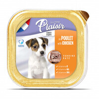 Plaisir (Плезир) Puppy Chicken Terrine - Полнорационный влажный корм с курицей для щенков (террин) (150 г)