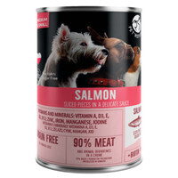Pet Republic (Пет Репаблик) Salmon Chunks in Sauce - Консервированный корм с лососем для собак различных пород (кусочки в соусе) (400 г Sale!) в E-ZOO