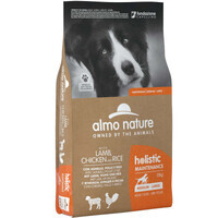 Almo Nature (Альмо Натюр) Holistic Dog Lamb&Chicken&Rice Medium&Maxi Breeds - Сухой корм с ягненком, курицей, рисом для собак средних и крупных пород (12 кг)