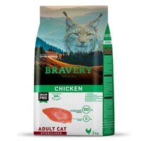 Bravery (Бравери) Chicken Adult Cat Sterilized - Сухой беззерновой корм с курицей для взрослых стерилизованных котов и кошек (2 кг)