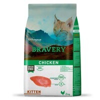 Bravery (Бравери) Chicken Kitten - Сухой беззерновой корм с курицей для котят (2 кг)
