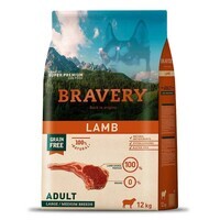 Bravery (Бравери) Lamb Adult Large/Medium - Сухой беззерновой корм с ягненком для взрослых собак средних и крупных пород (12 кг) в E-ZOO