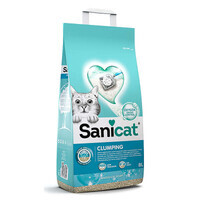 Sanicat (Санікет) Clumping Marseille Soap Cat Litter – Бентонітовий наповнювач, що утворює грудки, з ароматом марсельського мила для котячого туалету (8 л / 6,9 кг) в E-ZOO