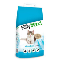 Kittyfriend (Кіттіфренд) Antibacterial Cat Litter – Мінеральний наповнювач, що поглинає рідину для котячого туалету (10 л / 6 кг) в E-ZOO