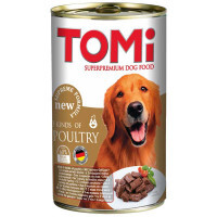 TOMi (Томи) 3 kinds of poultry - Консервированный корм с 3-мя видами птицы для собак (1,2 кг)