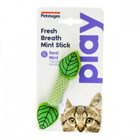 Petstages (Петстейджес) Fresh Breath Mint Stick – Игрушка Мятная палочка для котов (12,5х3 см) в E-ZOO