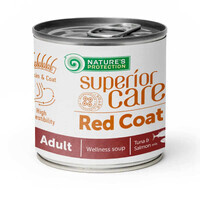 Nature's Protection (Нейчерес Протекшн) Red Coat All Breeds Adult Salmon & Tuna – Суп з лососем і тунцом для дорослих собак різних порід з рижим окрасом шерсті (140 мл) в E-ZOO