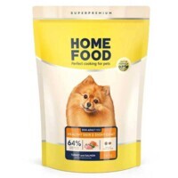 Home Food Healthy skin and shiny coat Adult Mini - Сухой корм с индейкой и лососем для здоровья кожи и блеска шерсти у собак мелких пород (1,6 кг)
