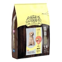 Home Food (Хоум Фуд) Puppy Medium/Maxi - Сухой корм Здоровая кожа и блеск шерсти «Индейка и лосось» для щенков средних и крупных пород (1,6 кг) в E-ZOO