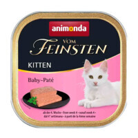 Animonda (Анімонда) Vom Feinsten Kitten Baby Paté - Консервований корм з птицею, свининою та яловичиною для кошенят (паштет) (100 г)