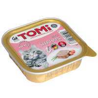 TOMi (Томи) with Shrimps - Супер премиум паштет с креветкой для взрослых и пожилых котов всех пород (100 г) в E-ZOO