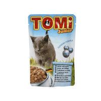 TOMi (Томі) Junior with Poultry - Пауч з м'ясом домашньої птиці для кошенят (100 г) в E-ZOO