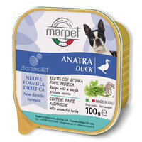 Marpet (Марпет) AequilibriaVET All Breeds Duck - Консервований корм з м'ясом качки для дорослих собак різних порід (мус) (100 г) в E-ZOO