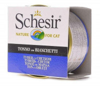Schesir (Шезир) Tuna & Whitebait - Консервированный корм с тунцом и анчоусами для взрослых котов (кусочки в желе) - Фото 2