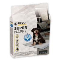 Croci (Крочі) Super Nappy - Одноразові гігієнічні пелюшки для собак та котів (60x60 см / 10 шт.) в E-ZOO