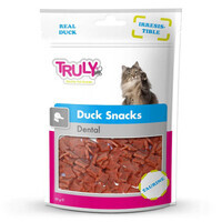 Truly (Трулі) Duck Snacks dental - Ласощі з качкою для здоров'я зубів котів (50 г) в E-ZOO
