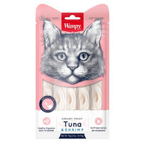 Wanpy (Ванпи) Creamy Treat Tuna & Shrimp Cat - Кремовое лакомство с тунцом и креветками для котов (70 г) в E-ZOO