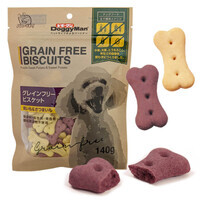 DoggyMan (ДоггиМен) Biscuits Purple Sweet Potato & Sweet Potato - Беззерновое печенье для собак, двухцветное (140 г) в E-ZOO