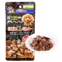 DoggyMan (ДоггиМен) Steamed Duck Liver Bits - Лакомство-кусочки утинной печени на пару для собак (30 г) в E-ZOO