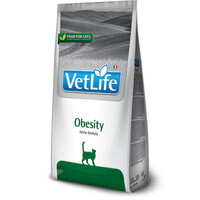 Farmina (Фарміна) VetLife Obesity – Cухий корм-дієта з м'ясом птиці для котів та кішок при ожирінні та надмірній вазі (400 г) в E-ZOO