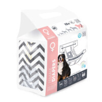 M-Pets (М-Петс) Diapers-Female Dog - Подгузники гигиенические для собак-девочек (XXL / 48-70 см) в E-ZOO