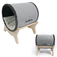 M-Pets (М-Петс) Tunnel Elevated Cat Bed – Лежак-туннель на подставке для котов (47х39х40 см) в E-ZOO