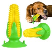 Bronzedog (Бронздог) PetFun Dental - Іграшка на присосці Кукурудза для собак (16х9 см) в E-ZOO
