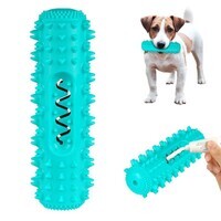 Bronzedog (Бронздог) PetFun Dental - Игрушка мотивационная Косточка для собак с диспенсером для лакомств и пищалкой (18х6 см) в E-ZOO