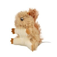 Barksi (Баркси) Squirrel Sound Toy - Мягкая игрушка Белочка с датчиком прикосновения и звуковым чипом для котов (10 см) в E-ZOO