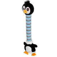 Barksi (Баркси) Penguin Crunch Body - Мягкая игрушка Пингвин с хрустящей шеей и двумя пищалками (40 см) в E-ZOO