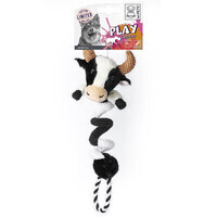 M-Pets (М-Петс) Limited Edition Dog Toy Animo Cow - Игрушка Коровка лимитированной серии для собак (40х21х12 см) в E-ZOO