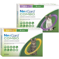 NexGard Combo (НексГард Комбо) - Краплі протипаразитарні на холку від бліх, кліщів та гельмінтів для котів (1 піпетка) (до 2,5 кг)