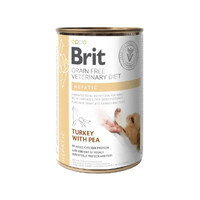 Brit GF Veterinary Diet (Брит Ветеринари Диет) Dog Hepatiс - Влажный корм с индейкой и горошком для собак с заболеванием печени (400 г) в E-ZOO