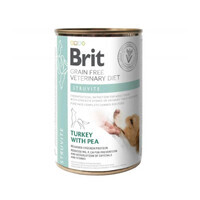 Brit GF Veterinary Diet (Брит Ветеринари Диет) Dog Struvite - Влажный корм с индейкой для собак, лечение и профилактика мочекаменной болезни (400 г) в E-ZOO