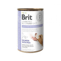 Brit GF Veterinary Diet (Брит Ветеринари Диет) Dog Gastrointestinal - Беззерновой влажный корм с лососем для собак с проблемами пищеварения (400 г) в E-ZOO