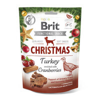 Brit Care (Бріт Кеа) Dog Functional Soft Snacks Turkey&Cranberries – Різдвяні напіввологі ласощі з індичкою та журавлиною для собак (150 г) в E-ZOO