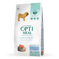 OptiMeal (ОптиМил) Adult Medium & Large Breed Hypoallergenic Salmon - Гипоалергенный сухой корм с лососем для взрослых собак средних и больших пород (4 кг) в E-ZOO