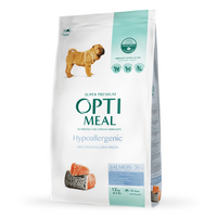 OptiMeal (ОптіМіл) Adult Medium & Large Breed Hypoallergenic Salmon - Гіпоалергенний сухий корм з лососем для дорослих собак середніх та великих порід (12 кг) в E-ZOO