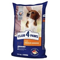 Club 4 Paws (Клуб 4 Лапы) Premium Adult Medium Breed Chicken - Сухой корм с курицей для взрослых собак средних пород (2 кг) в E-ZOO