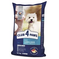 Club 4 Paws (Клуб 4 Лапи) Premium Adult Small Breed Lamb - Сухий корм з ягням для дорослих собак малих порід (14 кг) в E-ZOO
