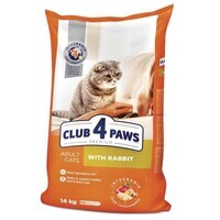 Club 4 Paws (Клуб 4 Лапи) Premium Adult Cat Rabbit - Сухий корм із кроликом для дорослих котів (2 кг) в E-ZOO