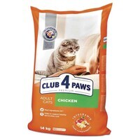 Club 4 Paws (Клуб 4 Лапи) Premium Adult Cat Chicken - Сухий корм із куркою для дорослих котів (300 г) в E-ZOO