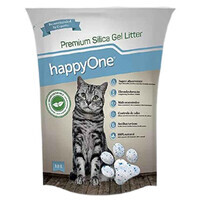 happyOne (ХеппіВан) Premium Silica Gel litter - Наповнювач гігієнічний силікагелевий для туалетів домашніх тварин (3,8 л / 1,46 кг) в E-ZOO