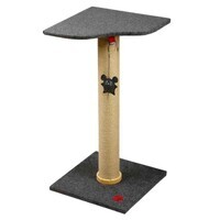 Red Point (Рэд Поинт) Scratch Big Shelf - Когтеточка-столбик с большой полкой и игрушкой для котов (40х40х76 см) в E-ZOO
