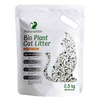 Naturalitter (Натураліттер) Bio Plant Cat Litter Activated Carbon - Наповнювач соєвий, що утворює грудки для котячого туалету з активованим вугіллям (6 л / 2,5 кг) в E-ZOO