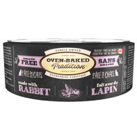 Oven-Baked (Овен-Бекет) Tradition Cat Fresh Rabbit - Консервований беззерновий корм зі свіжим м'ясом кролика для котів (паштет) (156 г) в E-ZOO